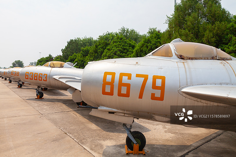 中国航空博物馆户外展区图片素材