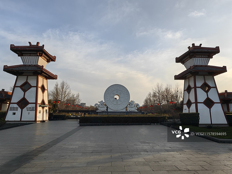 邯郸丛台区赵苑公园图片素材