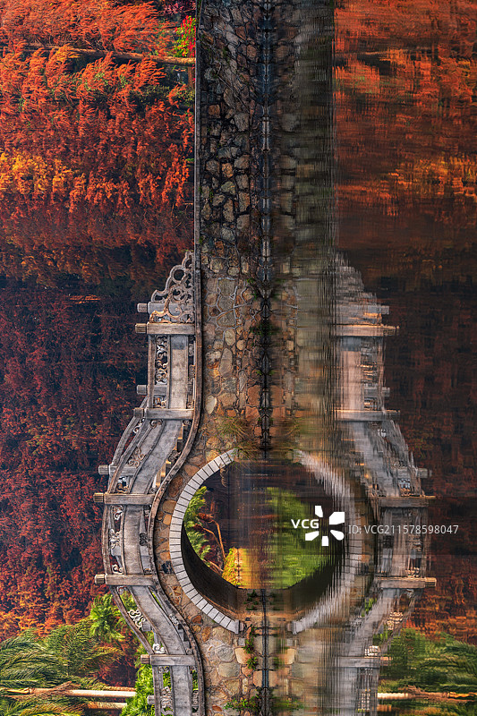 华南国家植物园的拱桥图片素材