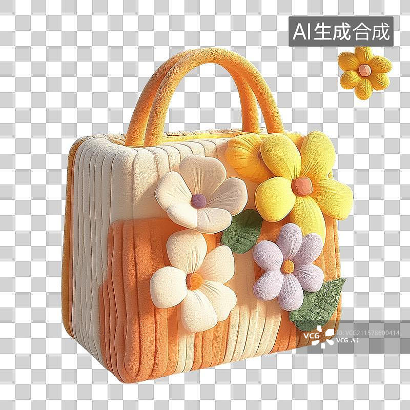 【AI数字艺术】彩色儿童学习手提书包图片素材