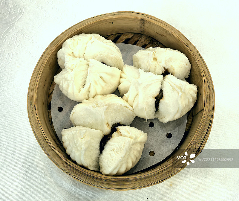 叉烧包 粤式早茶时，餐桌上的必备美食。图片素材