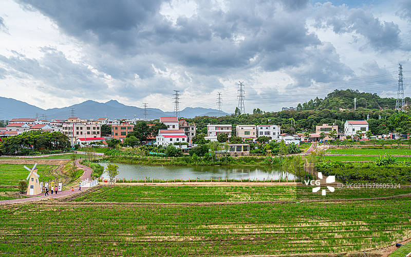 海沧区下陈村美丽乡村图片素材