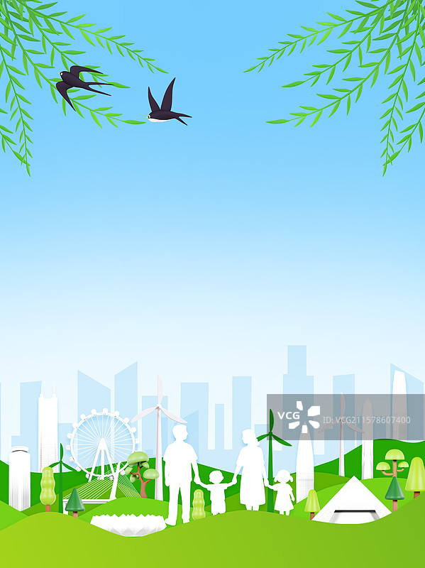 3D立体文明城市插画深圳城市插画图片素材