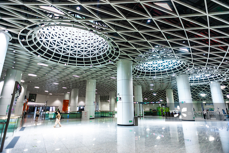 深圳岗厦北地铁站 深圳之眼图片素材