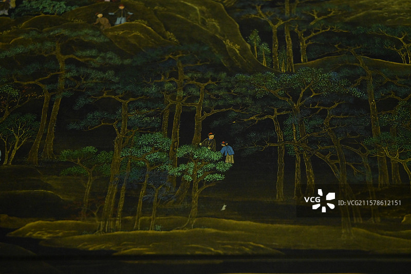 万笏朝天图卷图片素材