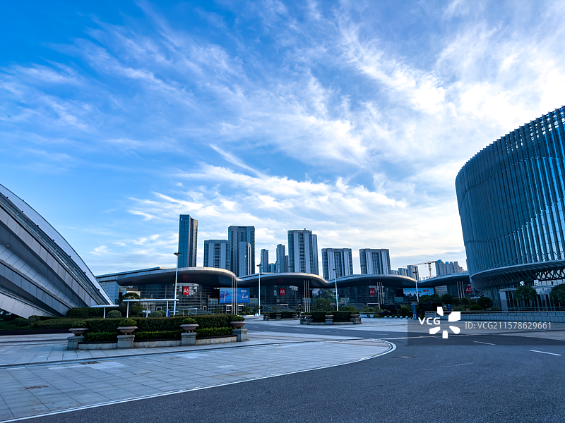 武汉国际博览会展中心局部建筑图片素材