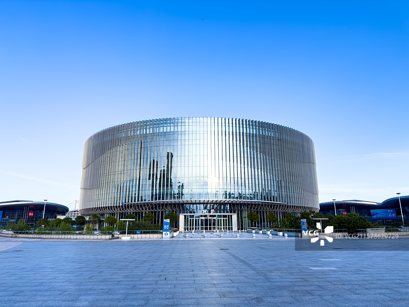 武汉国际博览会展中心局部建筑图片素材