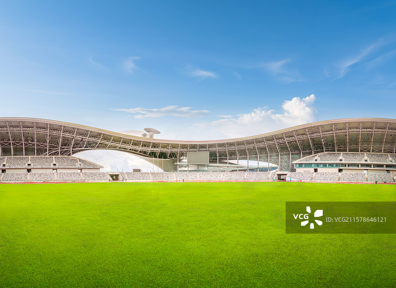 足球场绿茵场体育场背景图片素材