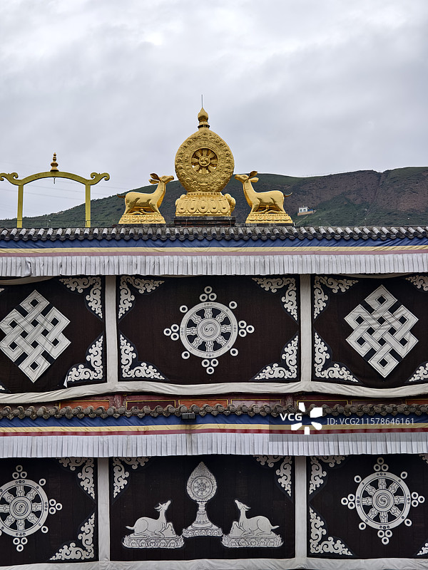 青海省黄南藏族自治州同仁市隆务寺图片素材