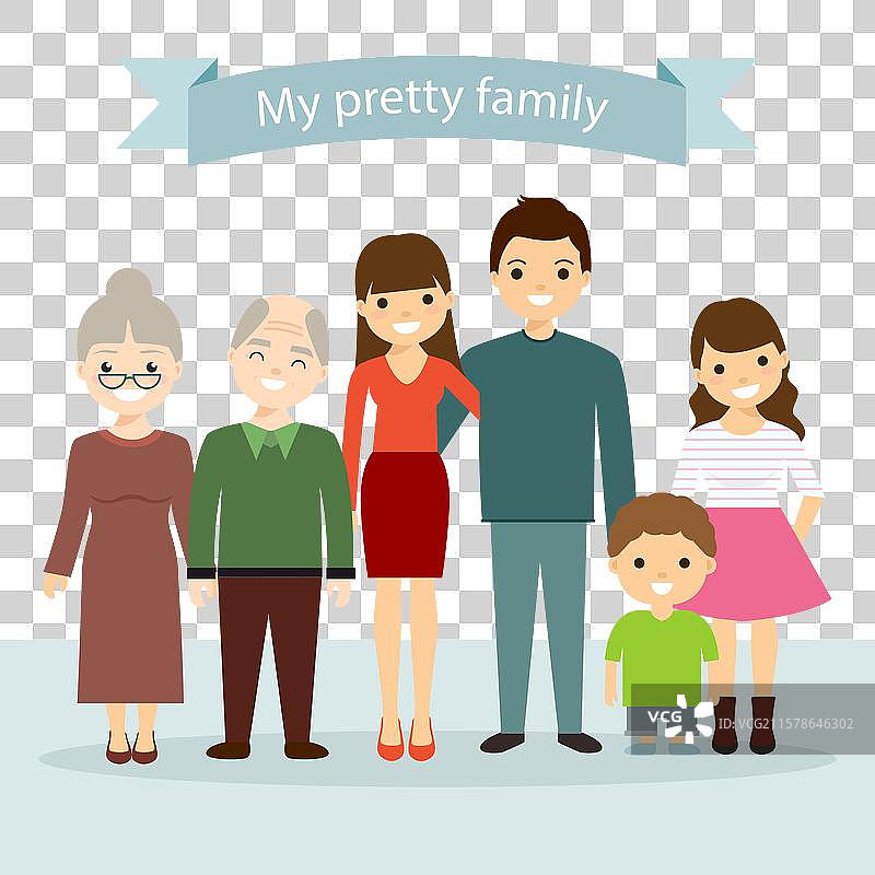 大家庭的背景图片素材