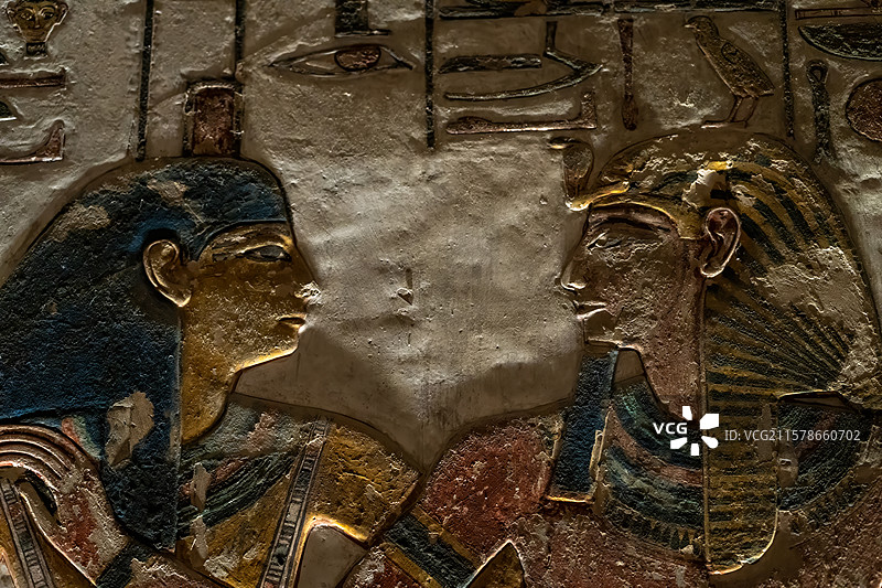 古埃及卢克索帝王谷塞提一世陵墓图片素材