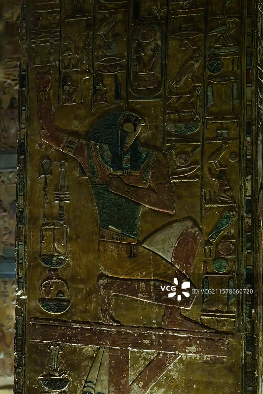 古埃及卢克索帝王谷塞提一世陵墓图片素材