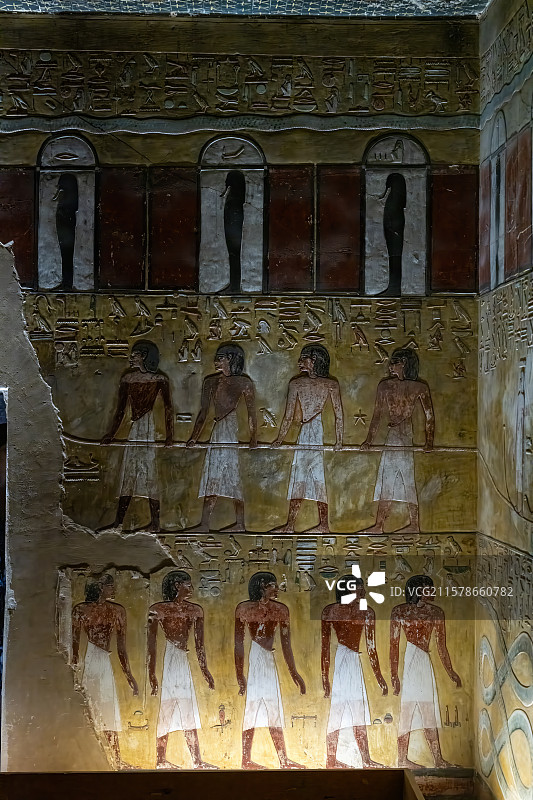 古埃及卢克索帝王谷塞提一世陵墓图片素材