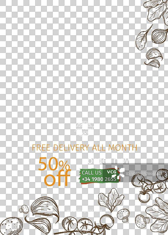 比萨餐厅海报图片素材