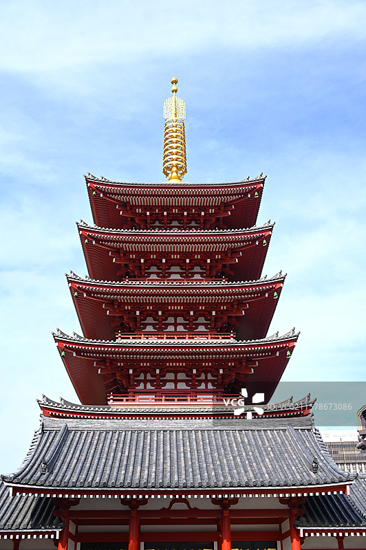 日本东京浅草寺图片素材