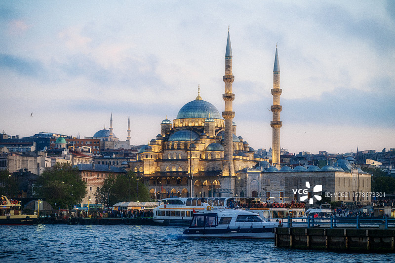 伊斯坦布尔的清真寺图片素材