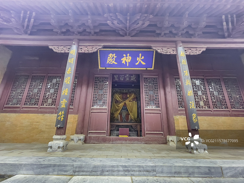 河南省社旗县赊店古镇火神殿图片素材