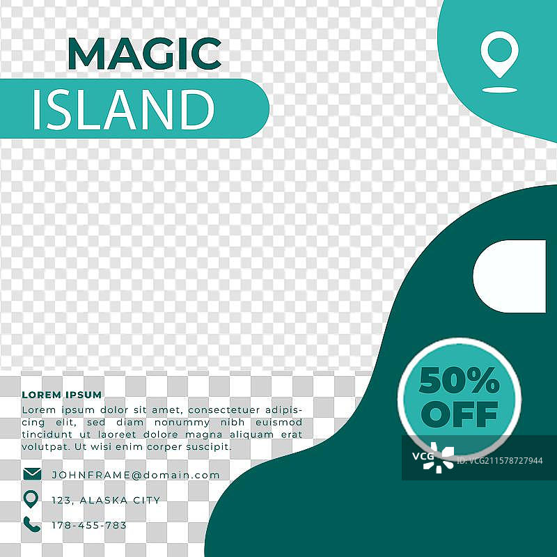 旅游宣传单模板图片素材