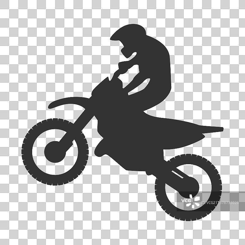 摩托越野车剪贴画设计形状图片素材