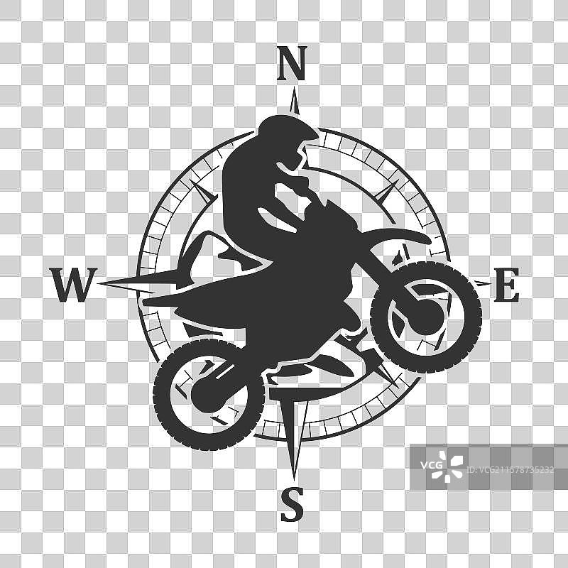 摩托越野车剪贴画设计形状图片素材