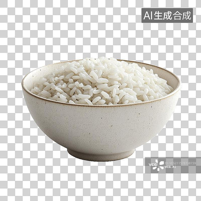 【AI数字艺术】一碗白米饭图片素材