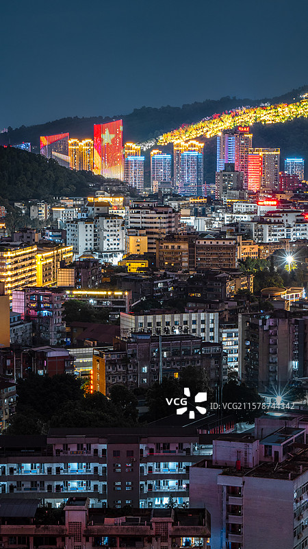 灯火阑珊的宜宾图片素材