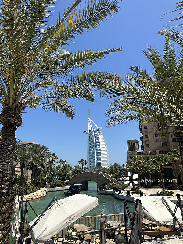 亚洲阿联酋迪拜哈利法塔｜棕榈岛图片素材