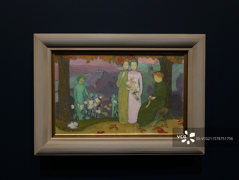 莫里斯.德尼《十月的傍晚》图片素材