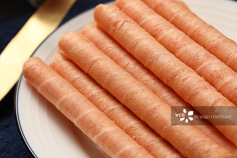 卷心酥草莓乳酸菌味图片素材