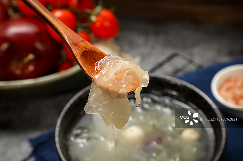 雪梨银耳汤图片素材