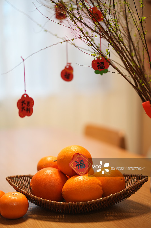 春节装饰 橙子图片素材