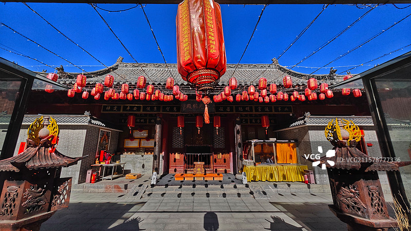 五台山光明寺，位于台怀镇光明寺村南，始建于北齐，历史悠久，建筑独特，是传承佛教文化的重要圣地。图片素材