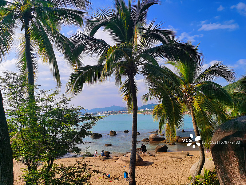 三亚海边图片素材