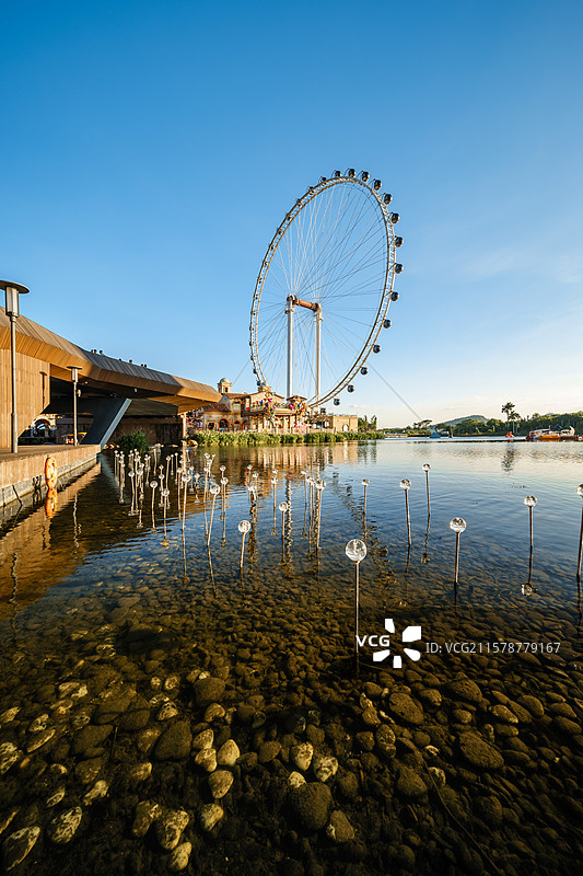 佛山顺德华侨城欢乐海岸PLUS的摩天轮图片素材