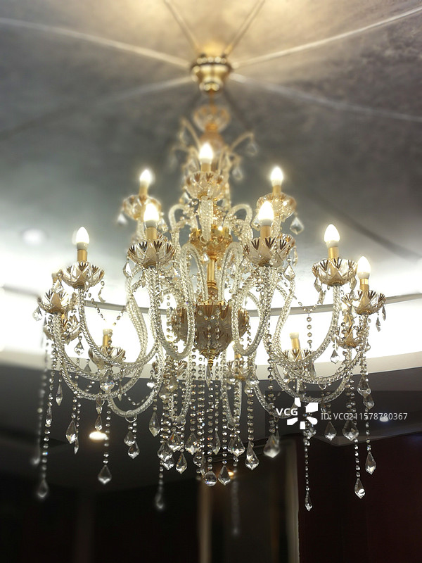 华丽水晶灯图片素材