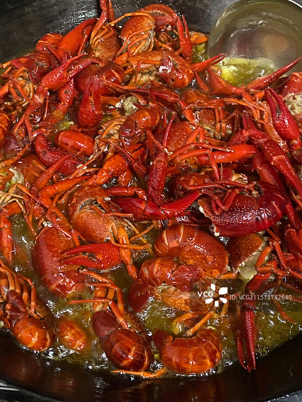 美味的红烧小龙虾图片素材