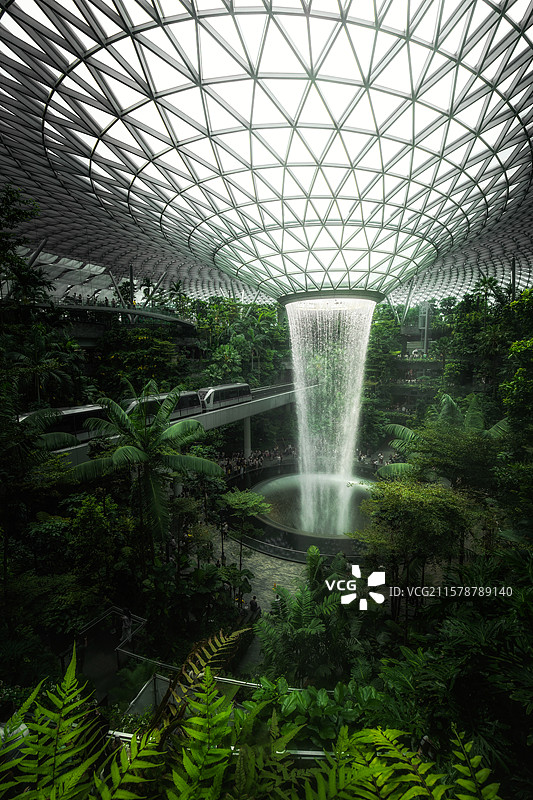新加坡星耀樟宜Jewel Changi Airport图片素材