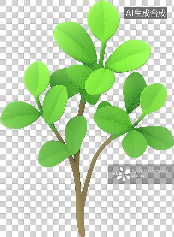 【AI数字艺术】马齿苋图片素材