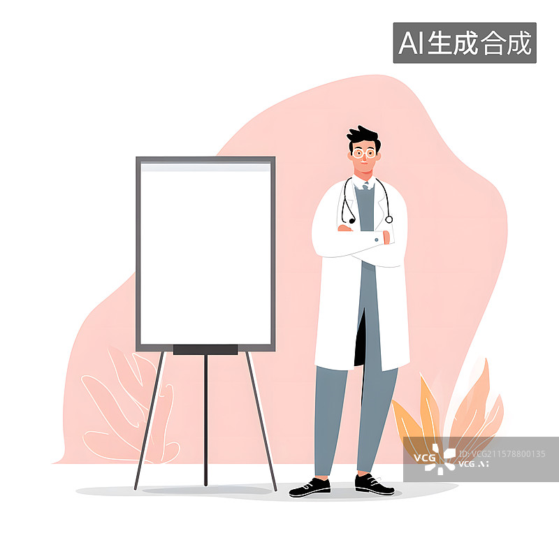【AI数字艺术】医疗讲解场景图片素材