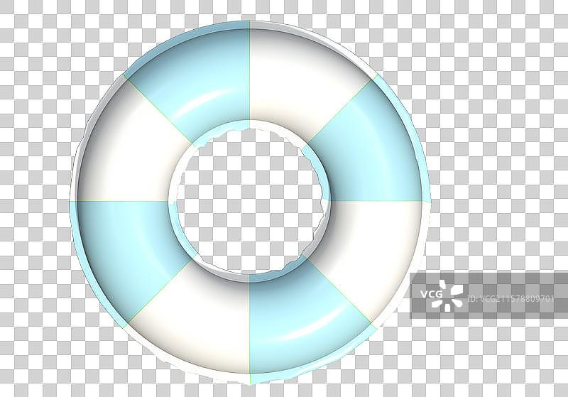 炎热夏季防暑清凉免抠元素游泳圈救生圈图片素材