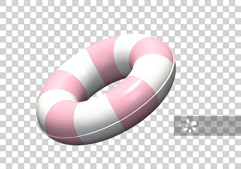 炎热夏季防暑清凉免抠元素游泳圈救生圈图片素材