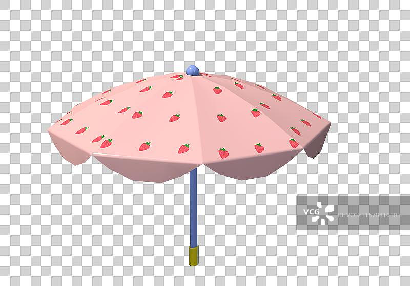 炎热夏季防暑降温免抠元素遮阳伞图片素材