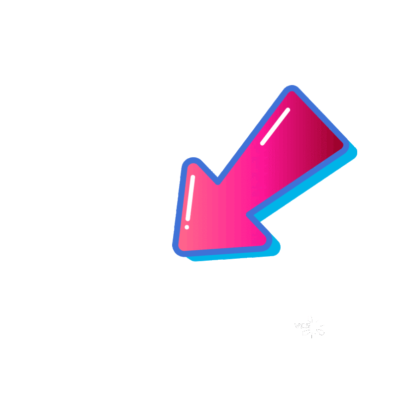 向左下的红色箭头gif动图透明背景图片素材