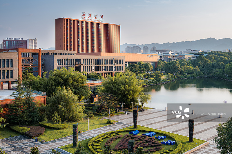 重庆大学图书馆图片素材