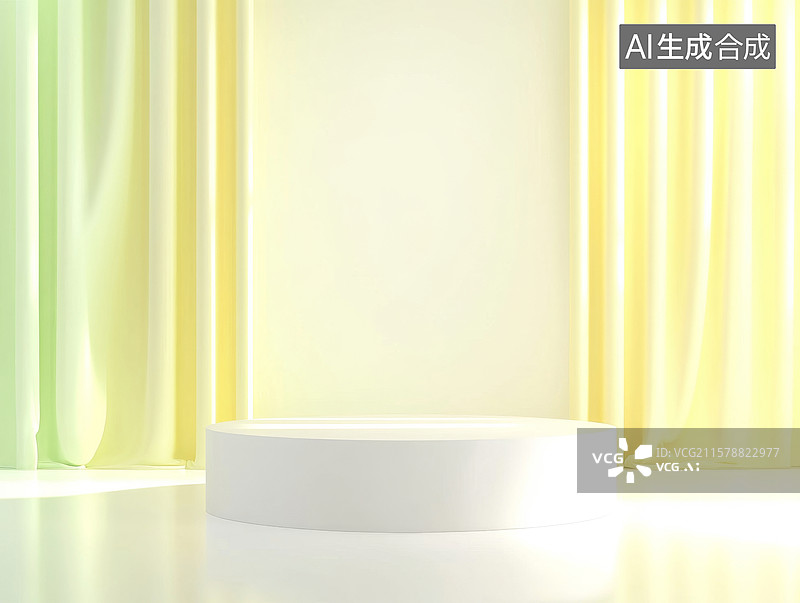 【AI数字艺术】简约舞台布景设计图片素材