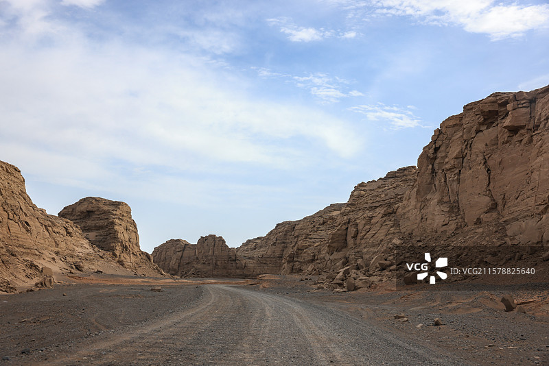 新疆哈密雅丹地貌大海道无人区自驾旅行穿越图片素材