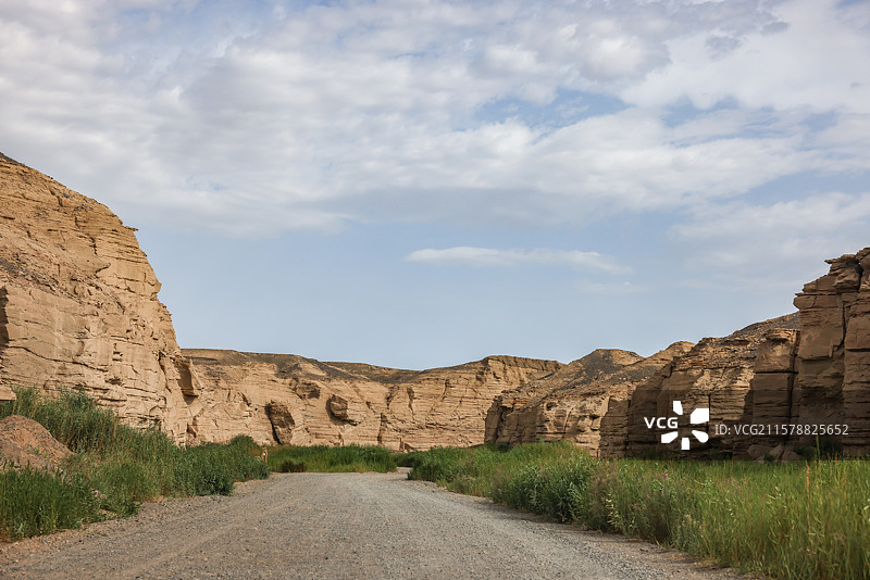 新疆哈密雅丹地貌大海道无人区自驾旅行穿越图片素材