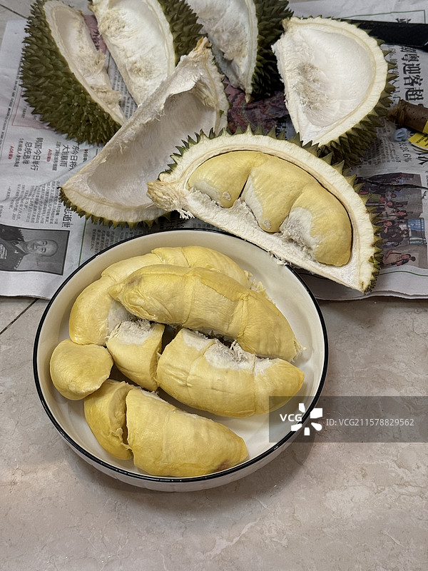 猫山王榴莲图片素材