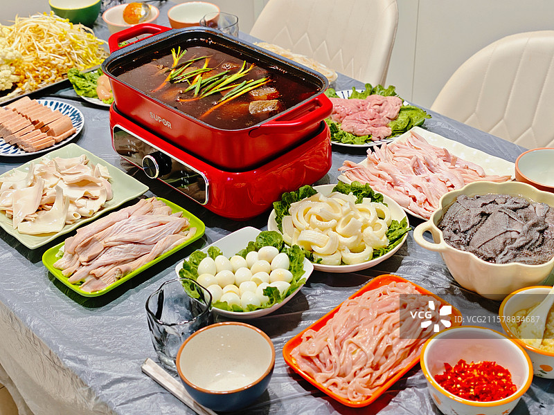 火锅家宴图片素材