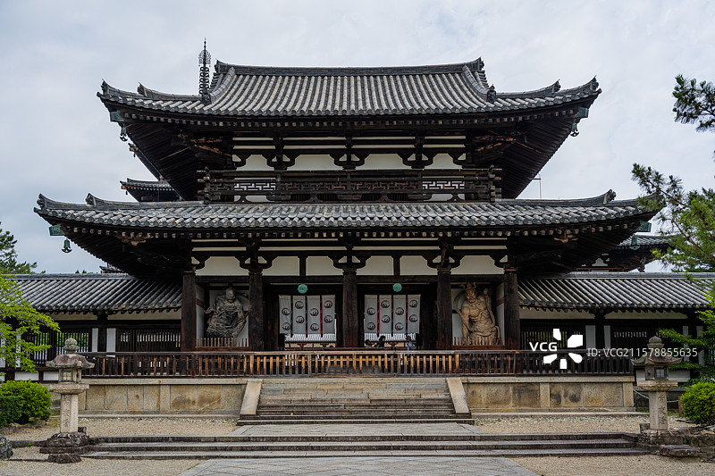 法隆寺-山门图片素材